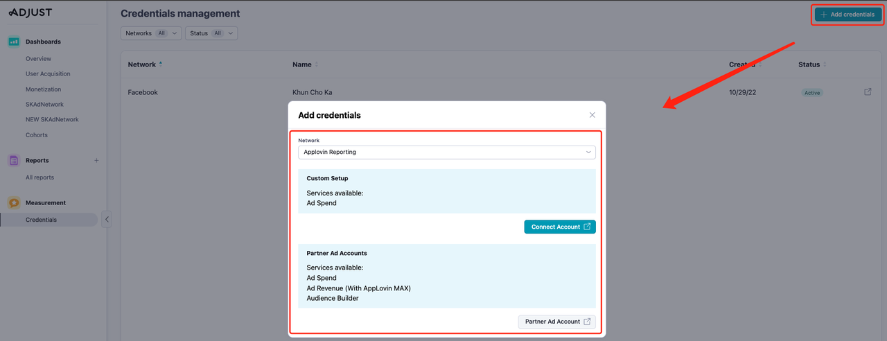 Connect Adjust to your AppLovin MAX account